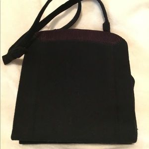 3 for $15. Vintage black felt handbag